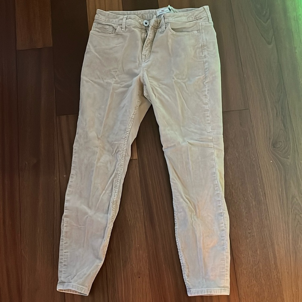 tan colored corduroy vineyard vines pants
